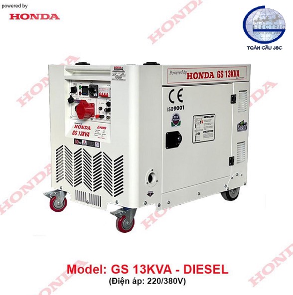 Máy phát điện Diesel GS13kva ( điện 1pha-3 pha) chống ồn  